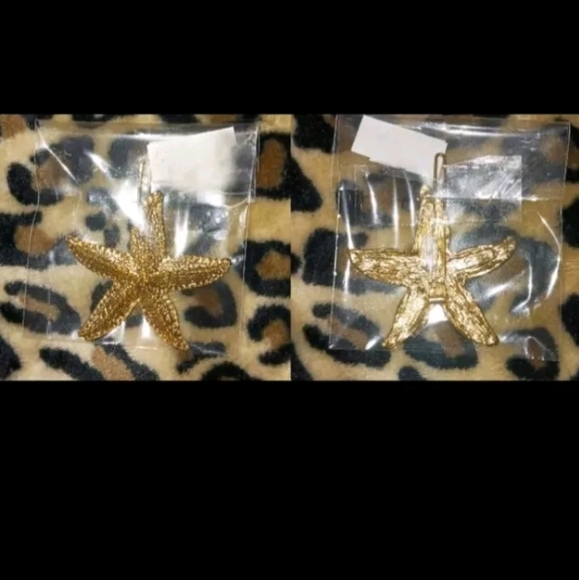 NEW Bundle of Women Fashion jewerly Starfish hairclip & Pearls hoop earrings - Picture 3 of 8